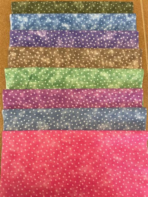 Fabric Freedom Spot Blender 6 Fat Eighth Bundle L And C Fabrics