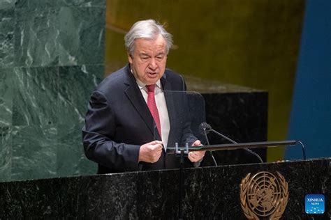 UN chief raises five alarms for 2022 - People's Daily Online