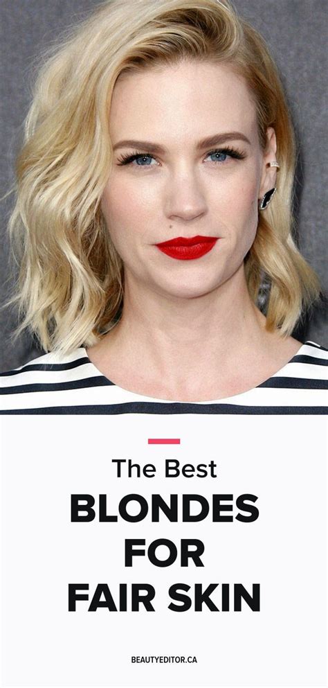 Ask A Hairstylist The Best Shades Of Blonde For Fair Skin Hair Color