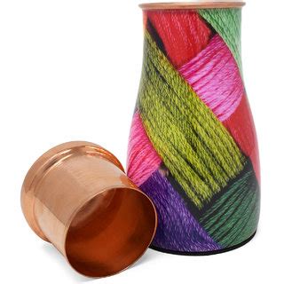 Buy Style Homez Copper Bedroom Bottle Ml Handmade Meena Print