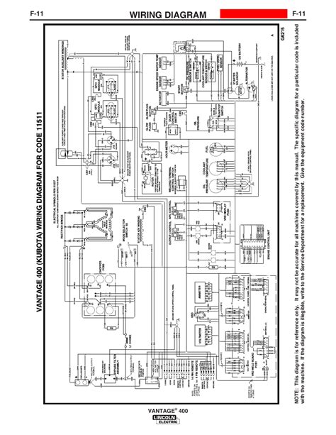 Wiring Diagram Lincoln Electric Im961 Vantage 400 User Manual Page