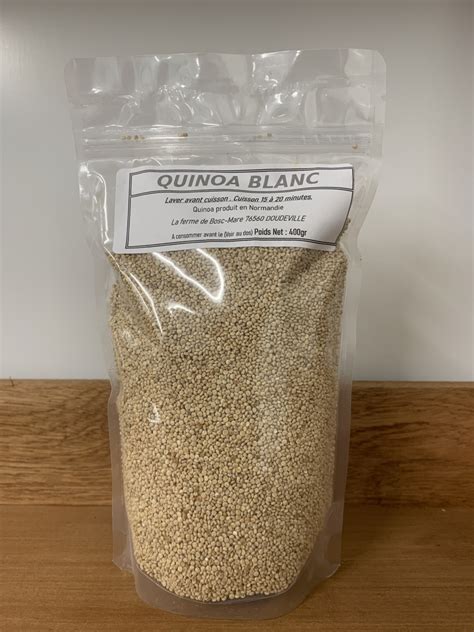 Quinoa 400gr 0 4 U La Ferme De Bosc Mare Locavor Fr