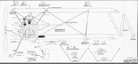 1 4 Scale STEARMAN PT 17 RC AIRPLANE PRINTED PLANS AND TEMPLATES EBay