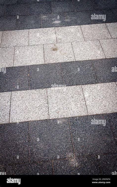 Textured Walkway For Blind People Black Tactile Paving For The