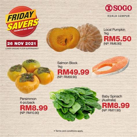 Nov Sogo Supermarket Friday Savers Promotion Everydayonsales