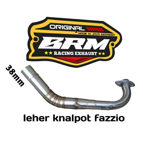 Jual Pipa Leher Knalpot Yamaha Fazzio Inlet 38mm Shopee Indonesia