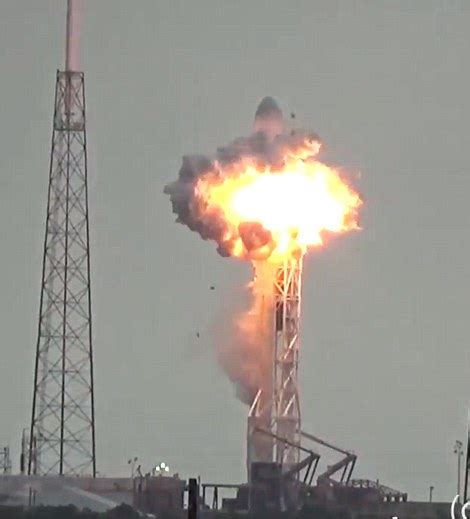 Elon Musks Spacex Falcon 9 Rocket Explodes On Cape Canaveral Launch