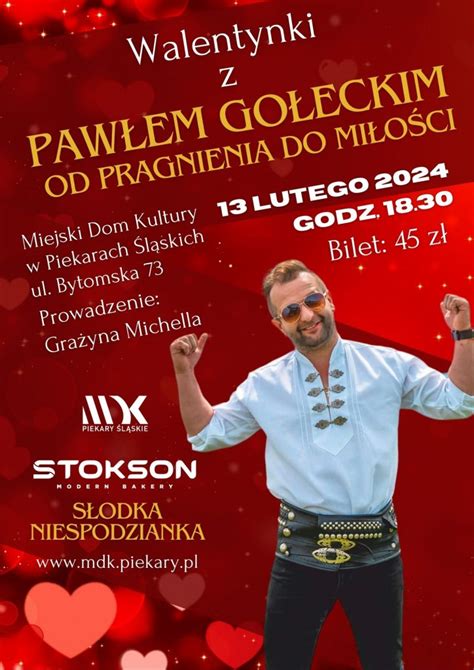 Pawe Go Ecki Z Zespo Em Koncert Walentynkowy Miejski Dom Kultury W