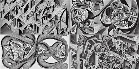 Hd Art By M C Escher Stable Diffusion