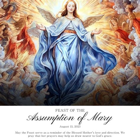 Assumption Of Mary Template Postermywall