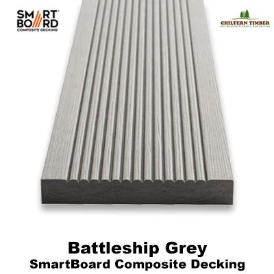 Smartboard Battleship Grey Composite Deck Board M Chiltern Timber