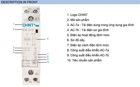 Khởi động từ CHINT NCH863 20 4P 63A