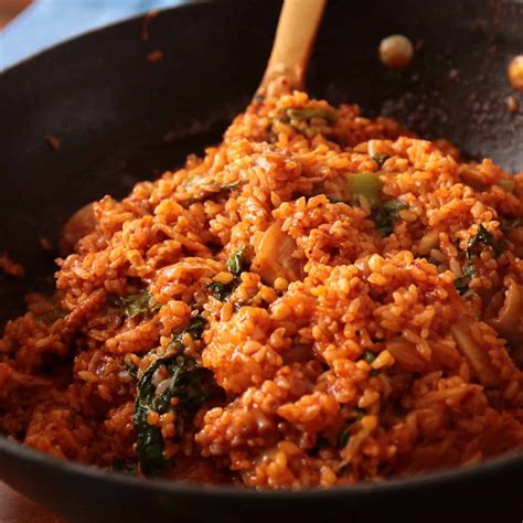 Korean Food Photo Kimchi Fried Rice On Maangchi