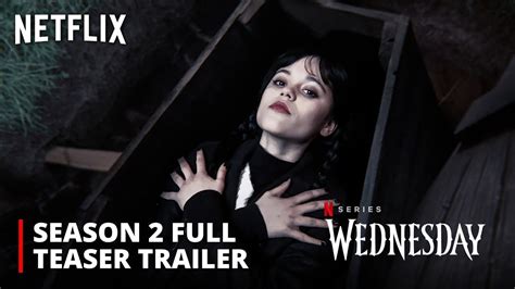 Wednesday Addams Season Trailer Netflix Series Jenna Ortega 54 Off