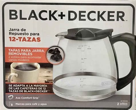 Repuesto Vaso Cafetera Black And Decker Programable 12 Tazas Mercado