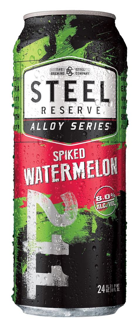 Steel Reserve Alloy Series Spiked Watermelon Can Shop Malt Beverages And Coolers At H E B