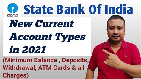 State Bank Of India New Current Account Types Sbi Current Account Features Charges And Atm