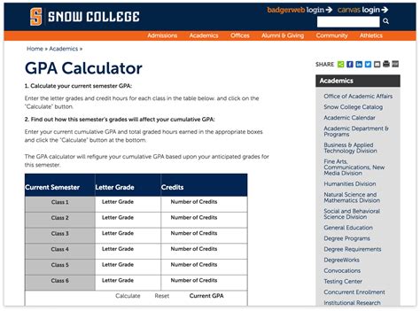 Simple College GPA Calculator - Best Free Online Tool