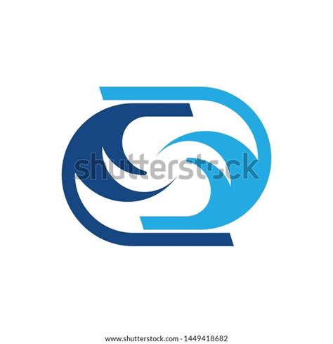 Blue Wave Logo Design Stock Vector (Royalty Free) 1449418682 | Shutterstock