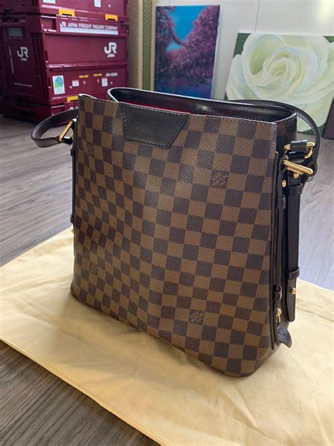 Louis Vuitton Damier Ebene Cabas Rivington Shoulder Bag Gm Women S