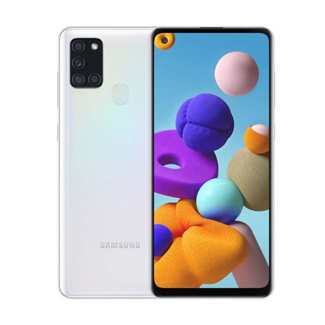 Смартфон Samsung Galaxy A21s Dual Sim 3gb Ram 128gb White Emagbg