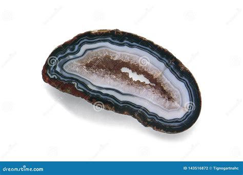 Chalcedony Isolated On White Background Stock Photo Image Of Atlas