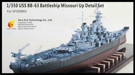 Very Fire Vf Uss Bb Battleship Missouri Detail Set For