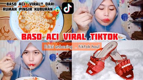 REVIEW JUJUR BASO ACI VIRAL Tiktok 12 PCS 45 Rb Tiktok Haul