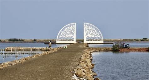 台南青鯤鯓扇鹽地景園區揭牌