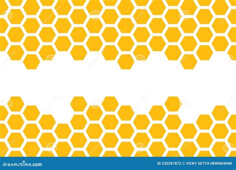 Yellow Honeycomb Background Honeycomb Pattern Hexagon Abstract