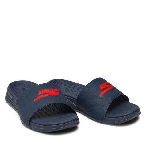 Chanclas Skechers Go Consistent Sandal 229032 NVRD Navy Red Zapatos Es