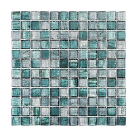 Amber Mineral Green Glass Mosaic Tile For Bathroom Wall Floor Decor Cg