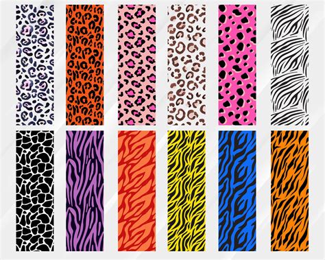 Glitter Pen Patterns Svg Glitter Pen Wraps Svg Window Epoxy Etsy