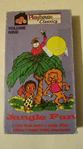 Playhouse Classics Volume Nine Jungle Fun Vhs Video Little Black Sambo Jungle Jitters