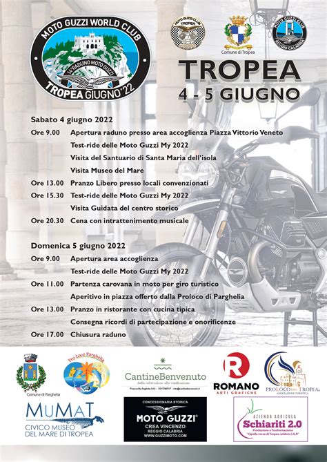 A Tropea Il 14 Raduno Moto Guzzi Attesi In Centinaia Nella Perla Del