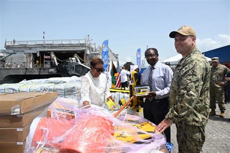 USNS Burlington Arrives In Kingston Jamaica For Continuing Promise 24