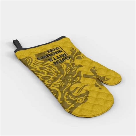 Custom Kitchen Oven Mitt Set Mark Promos