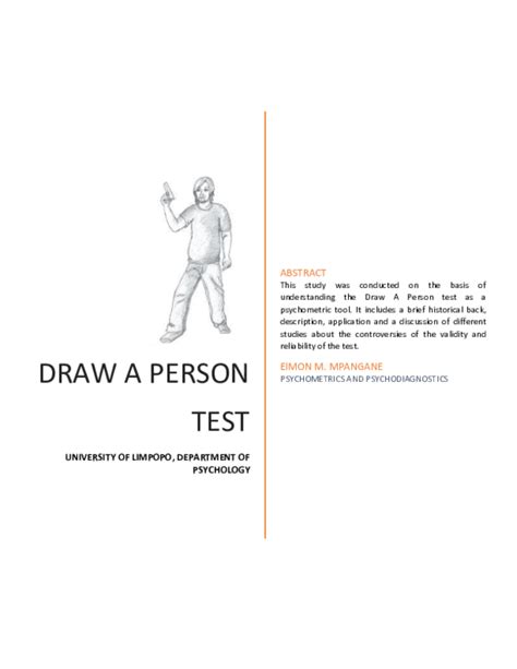 (PDF) Draw a Person test | Musa Mpangane - Academia.edu