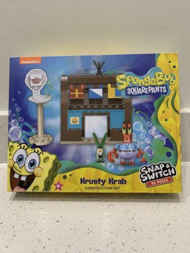 Nickelodeon SpongeBob Krusty Krab Construction Set Snap Switch 95 Pcs