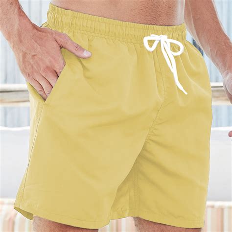 Hoomeumy Mens Swim Trunks Quick Dry Water Shorts With Mesh Lining