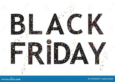 Black Friday Banner Template with Black Balloon and Sprinkles ...