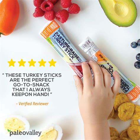 Satisfy Your Snack Cravings With Paleovalley Turkey Sticks