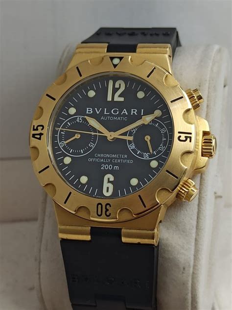 Bulgari Diagono Scuba Yellow Gold Sc G Men Catawiki