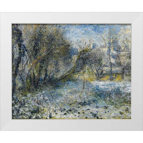 Renoir Pierre Auguste X White Modern Wood Framed Museum Art Print