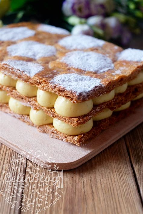 Millefeuille à la vanille Gâteaux et desserts Alimentation Vanille