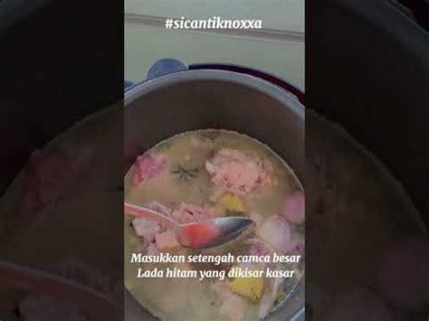 Cara Masak Resepi Sup Tulang Power Menggunakan Noxxa Pressure Cooker