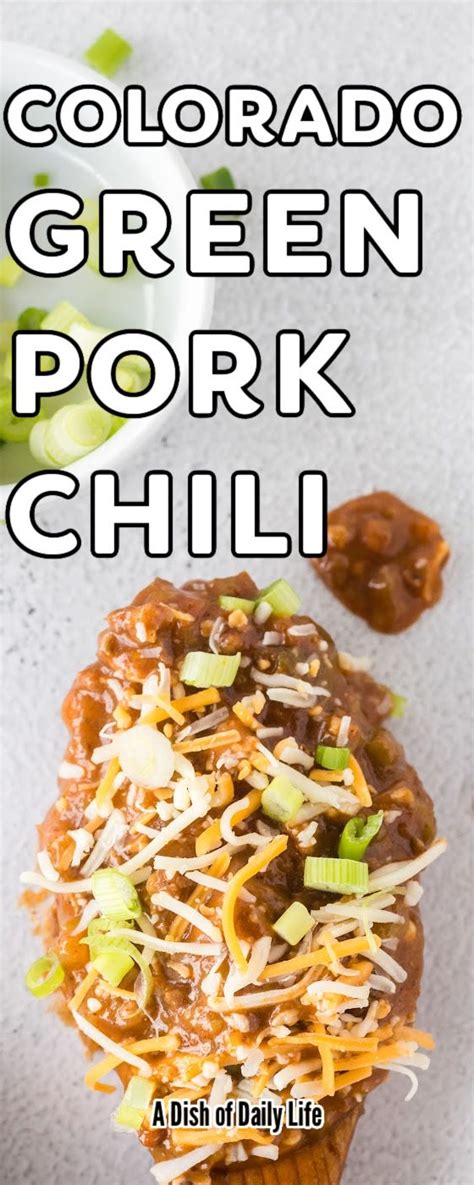 Colorado green pork chili – Artofit