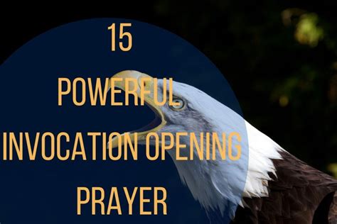 19 Powerful Short Opening Prayer For A Program