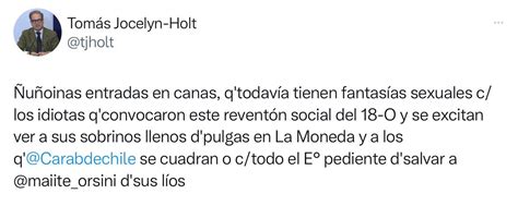 RONY on Twitter Viejas cabronas narcotraficadas ñuñoinas q se