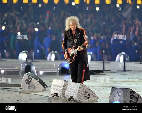 Brian May of Queen Stock Photo - Alamy